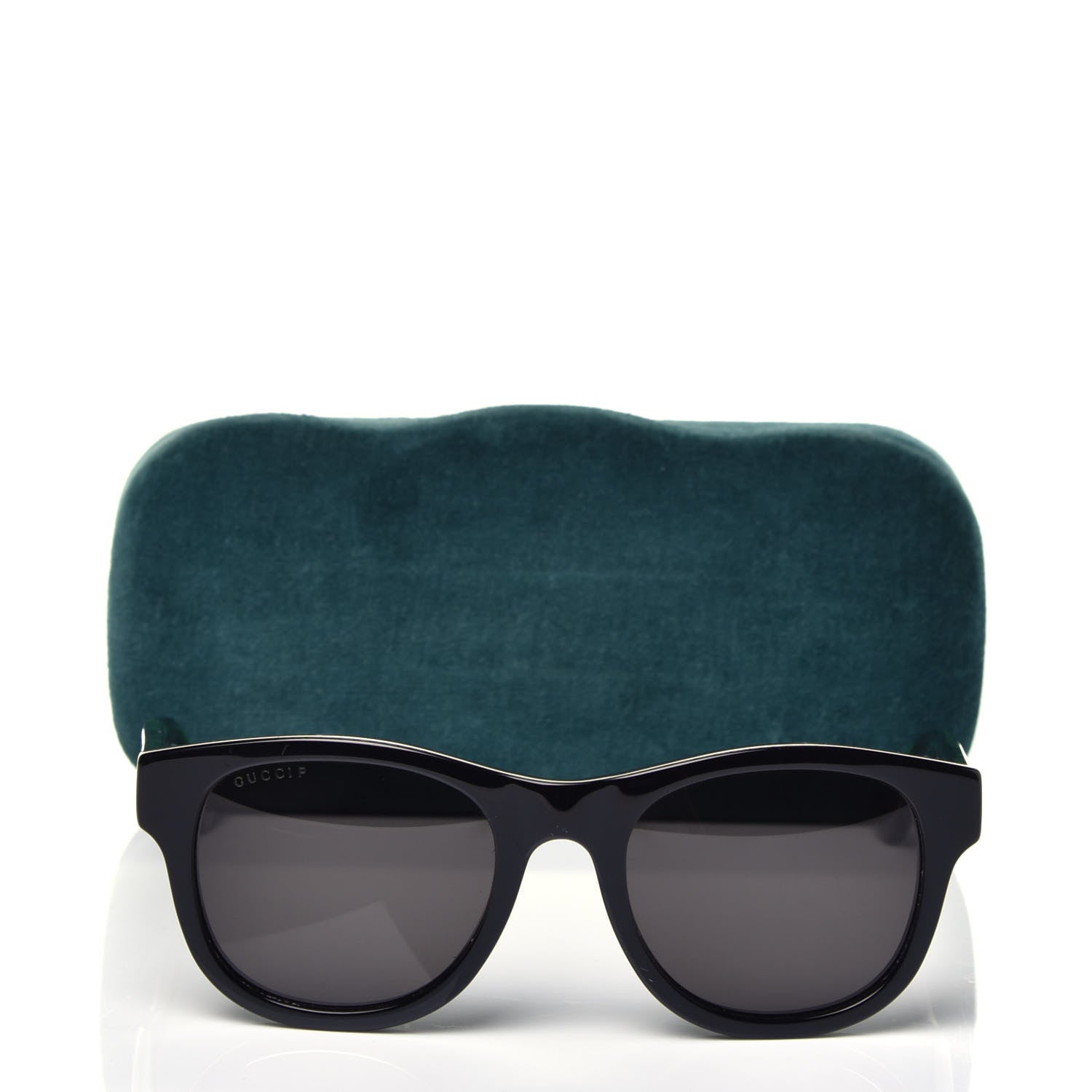 Gucci Acetate Web Sunglasses GG 0003S Black Green 7 of 7