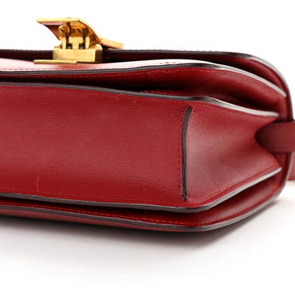 Celine Box Calfskin Small Classic Box Flap Bag Red 10 of 15