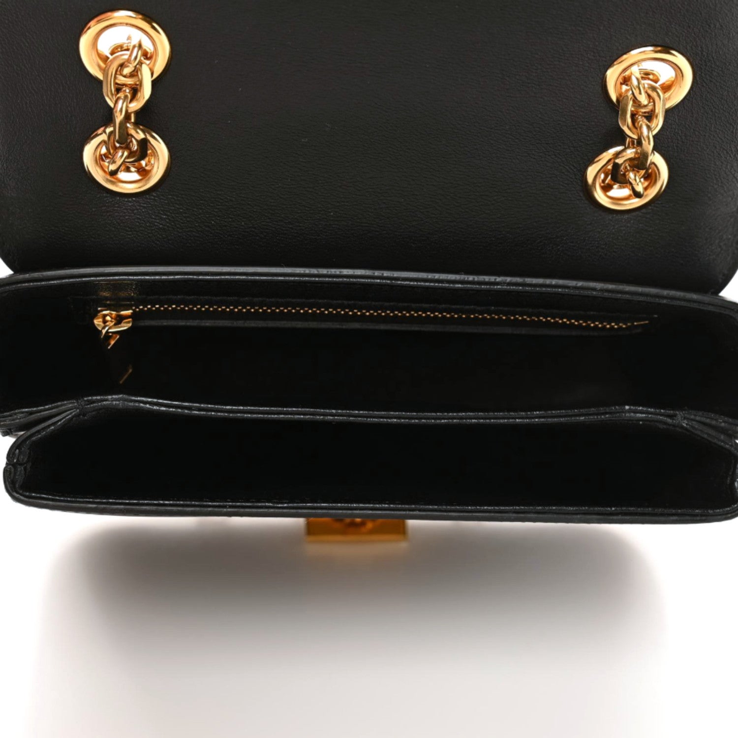 Celine Shiny Calfskin Small C Bag Black 7 of 8