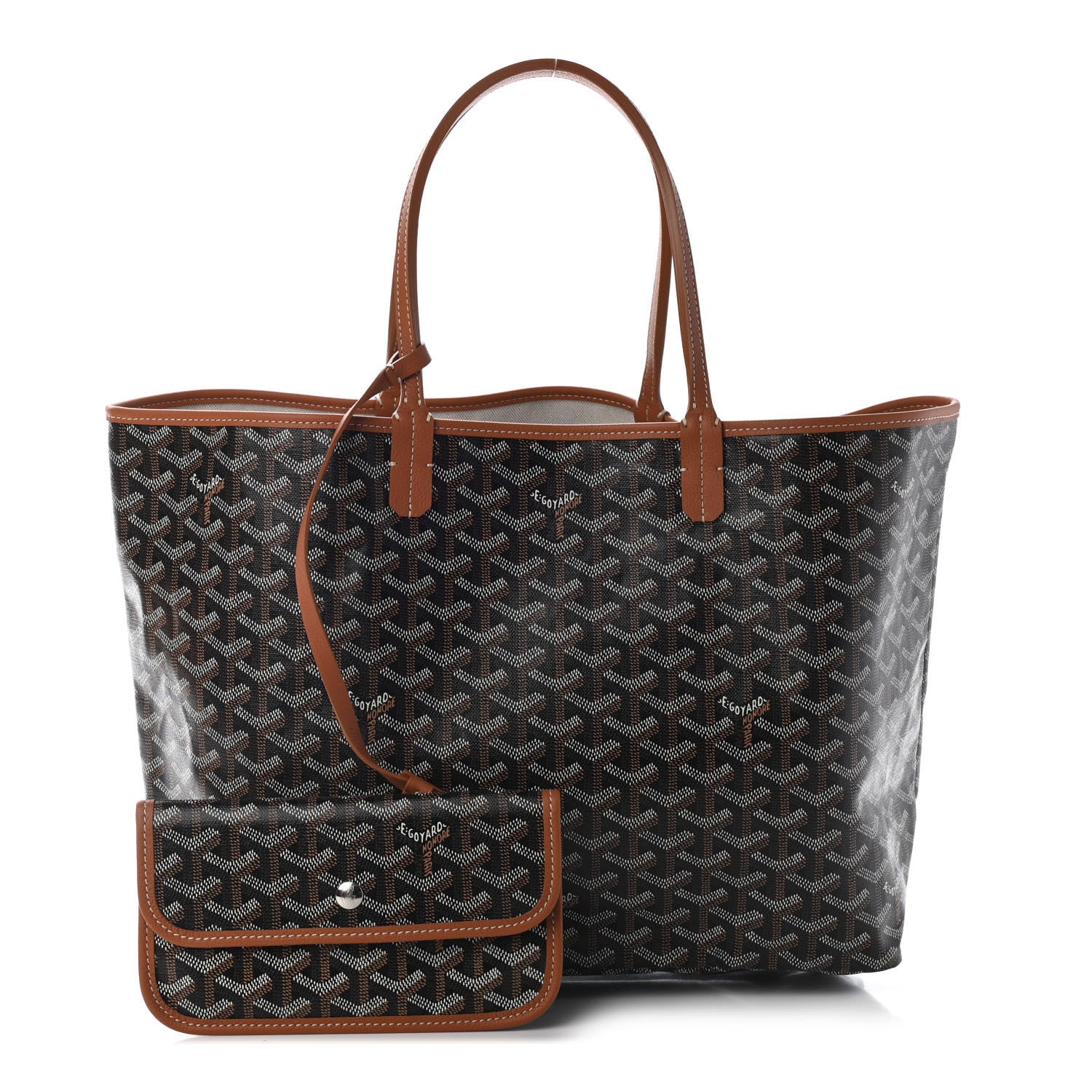 Goyard Goyardine Saint Louis PM Black Gold 1 of 8