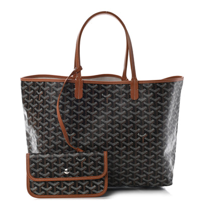 Goyard Goyardine Saint Louis PM Black Gold 1 of 8