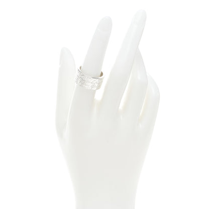 Tiffany Sterling Silver 10mm Notes Wide Ring 54 7 2 of 4