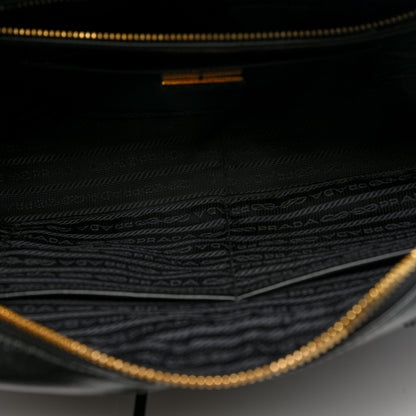 Prada Saffiano Lux Bowler Black 5 of 9