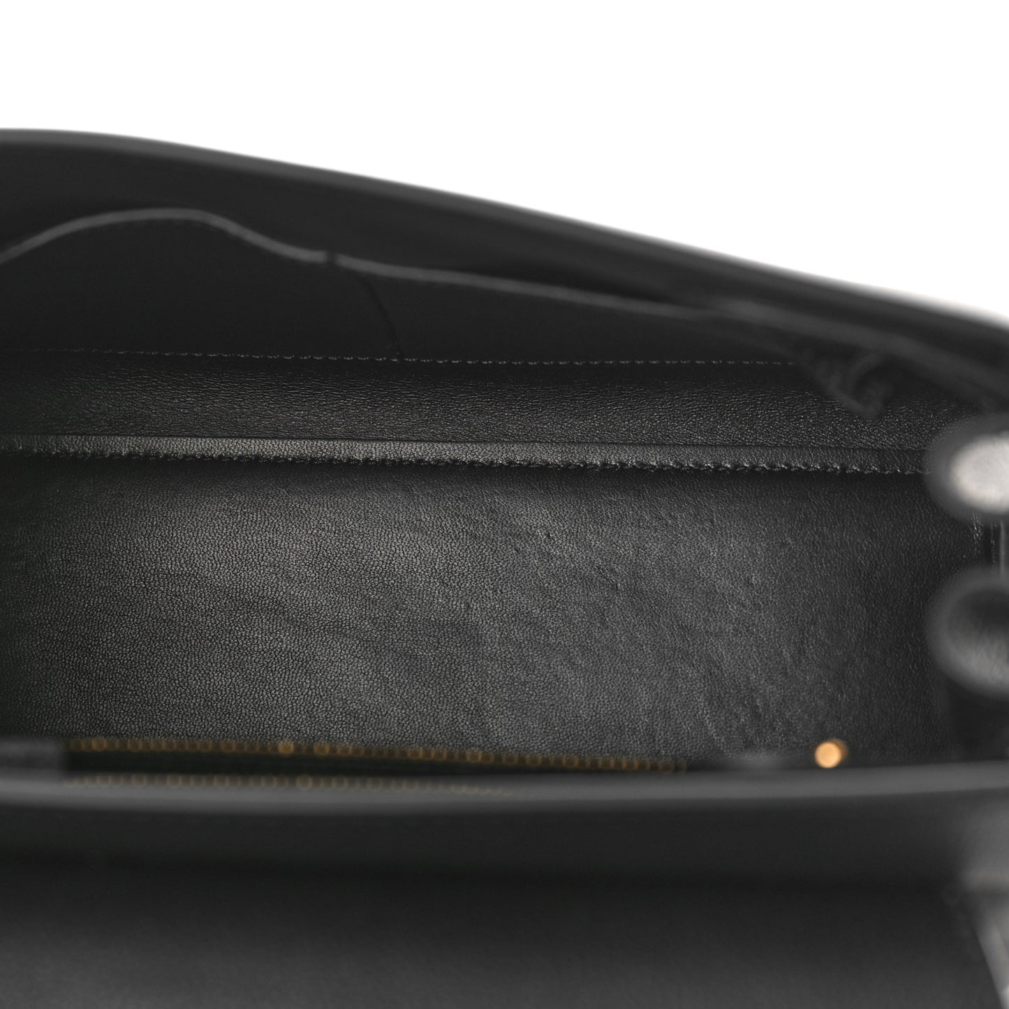 Grained Calfskin La Medusa Top Handle Bag Black