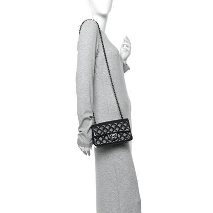 Chanel Lambskin Quilted Mini Rectangular Flap Black 2 of 11