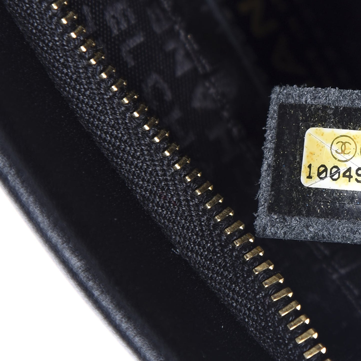 Lambskin Chain Wristlet Black