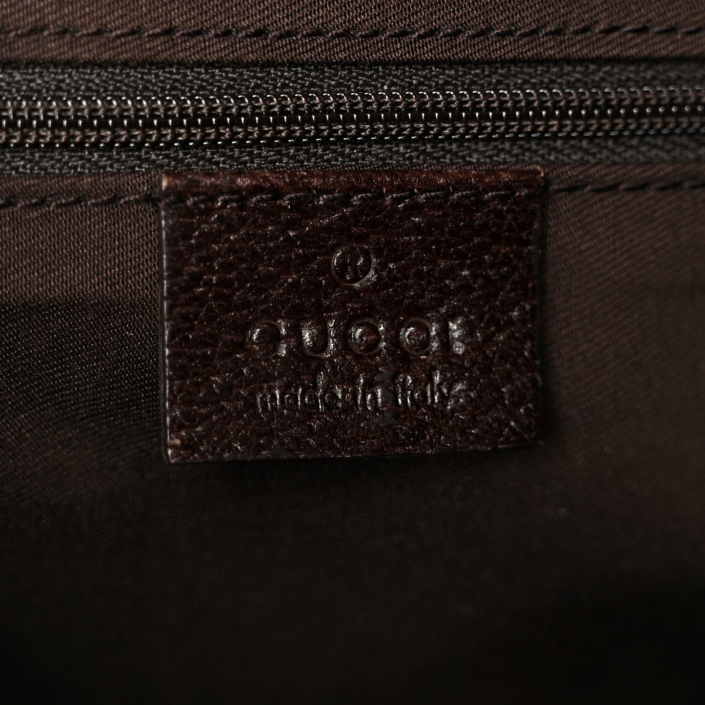 Monogram Medium Abbey D Ring Hobo Brown