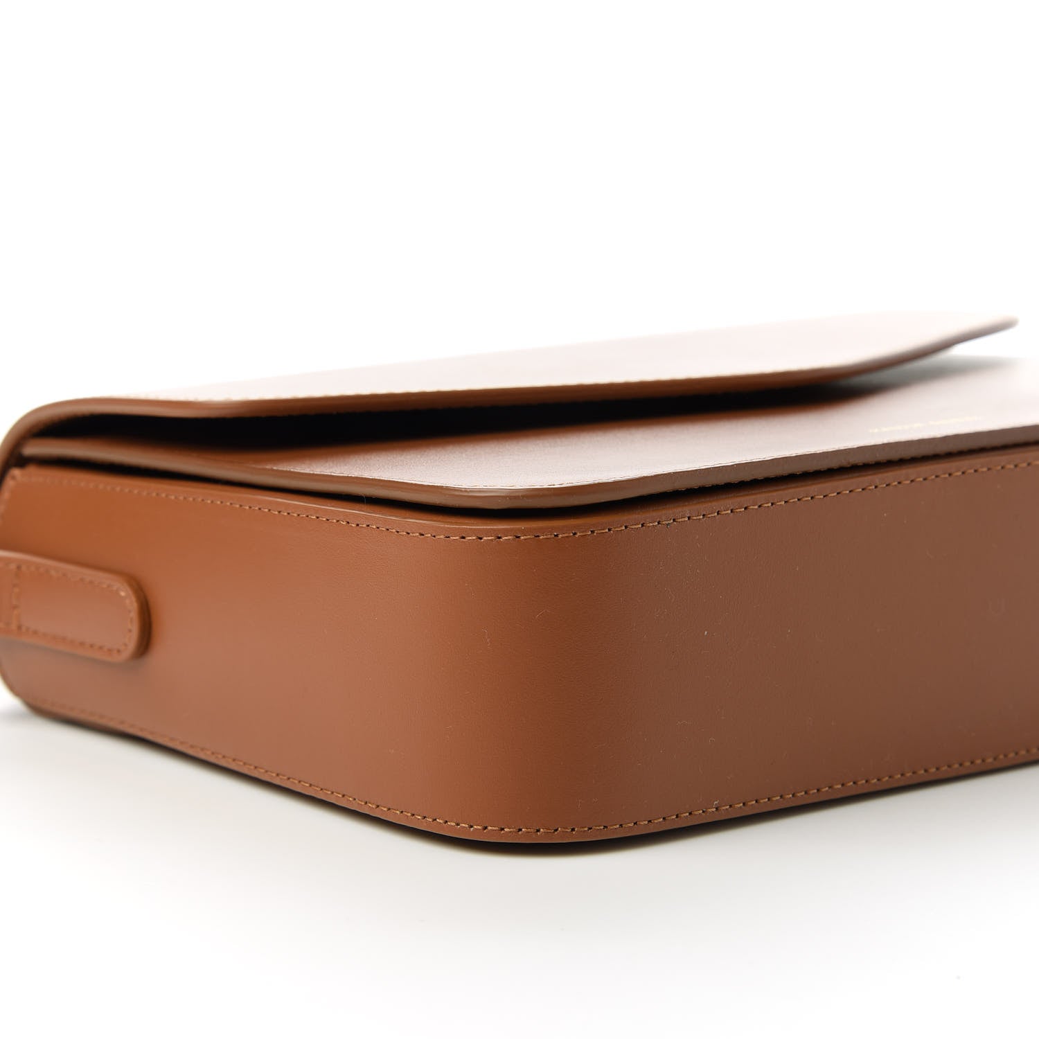 Mansur Gavriel Calfskin Envelope Flap Crossbody Bag Saddle 6 of 9