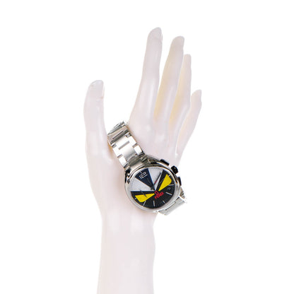 Fendi Stainless Steel 40mm Momento Monster Chronograph Quartz Watch 3 of 10