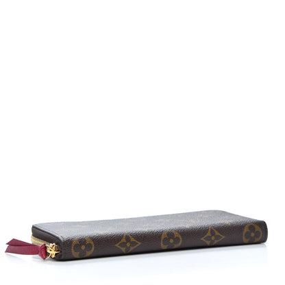 Louis Vuitton Monogram Clemence Wallet Fuchsia 4 of 6