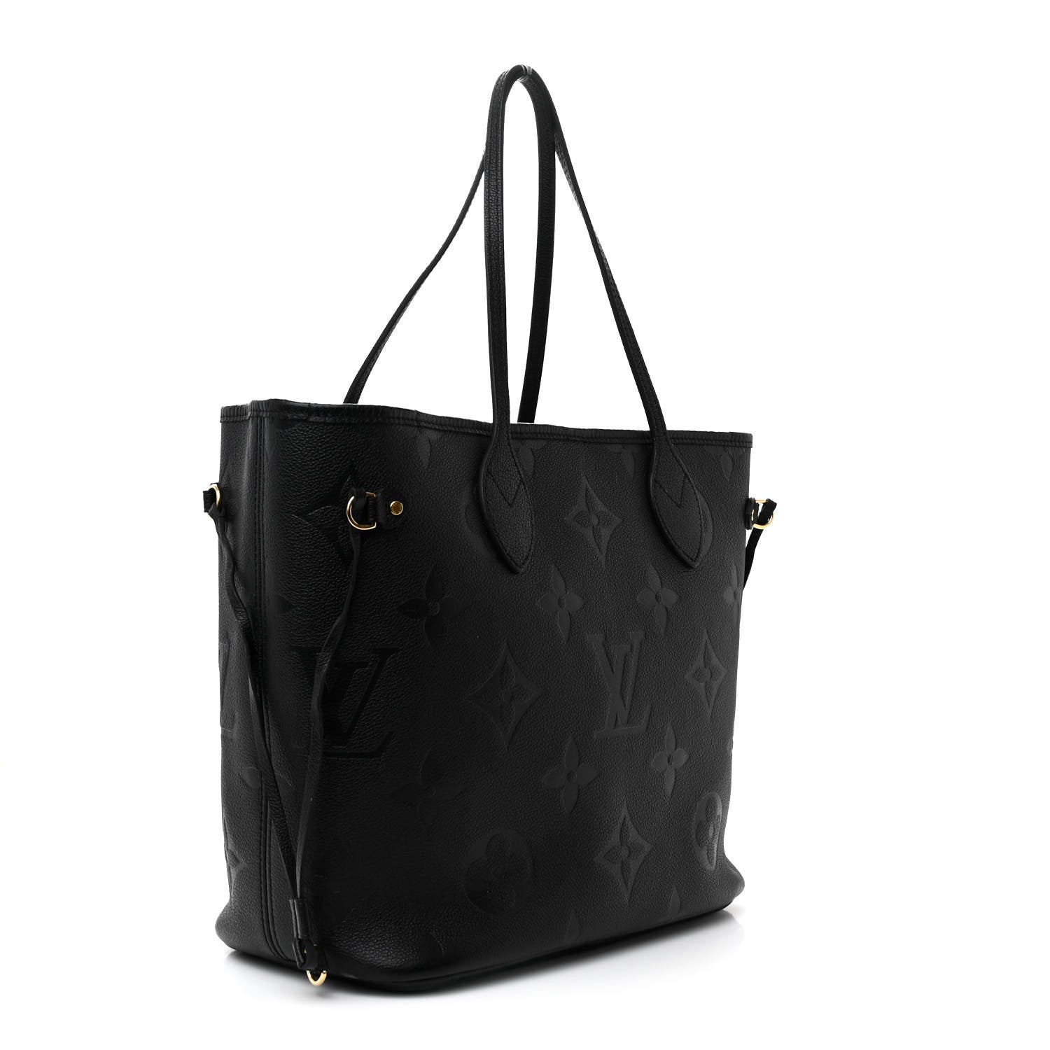Louis Vuitton Empreinte Monogram Giant Neverfull MM Black 3 of 12