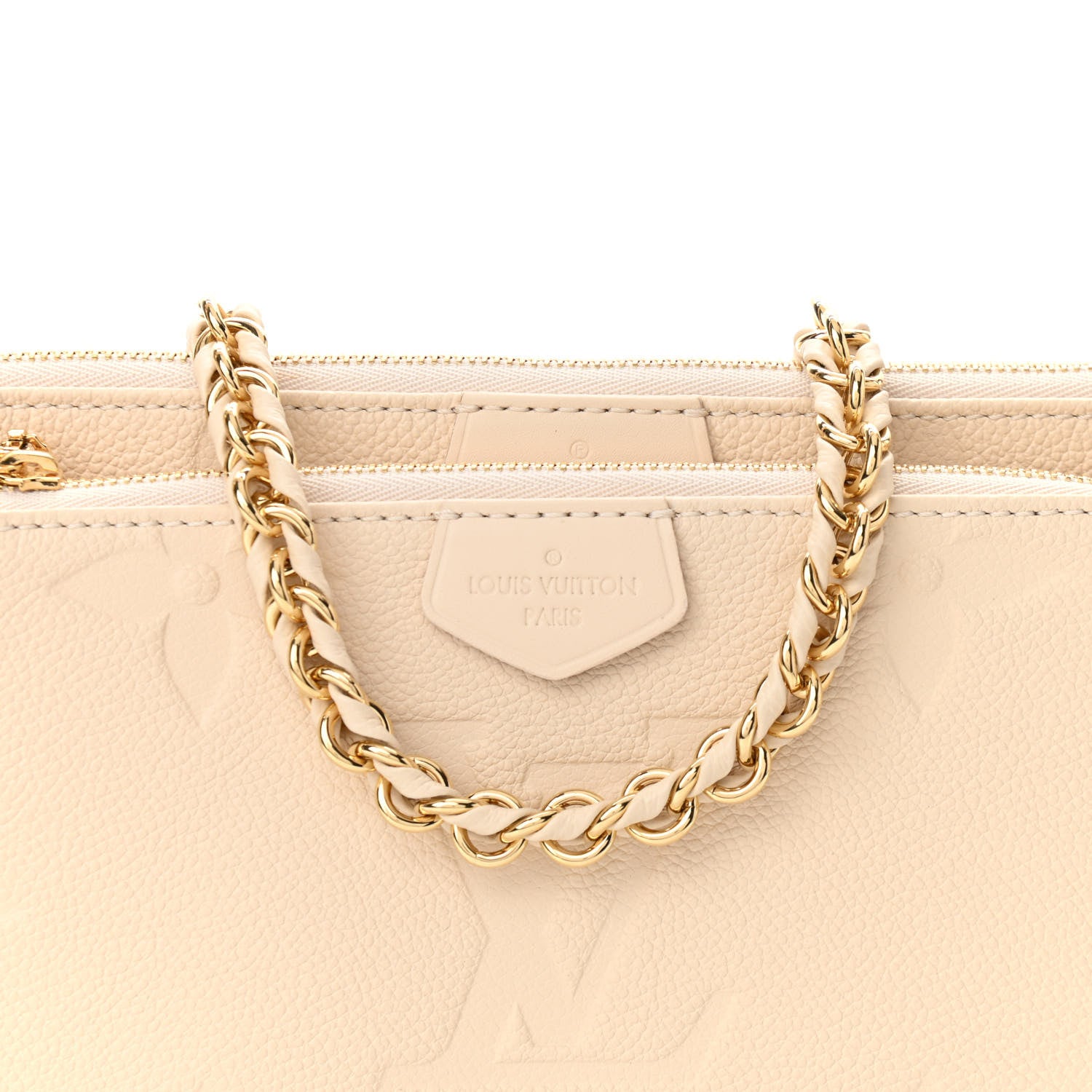 Louis Vuitton Empreinte Monogram Giant Multi Pochette Accessories Cream 8 of 10