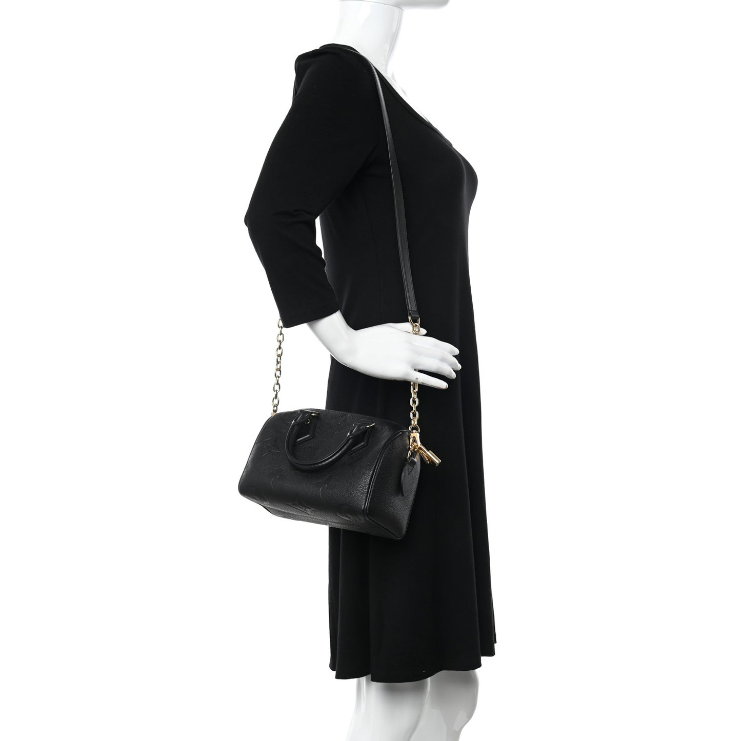 Empreinte Monogram Giant Speedy Bandouliere 20 Black
