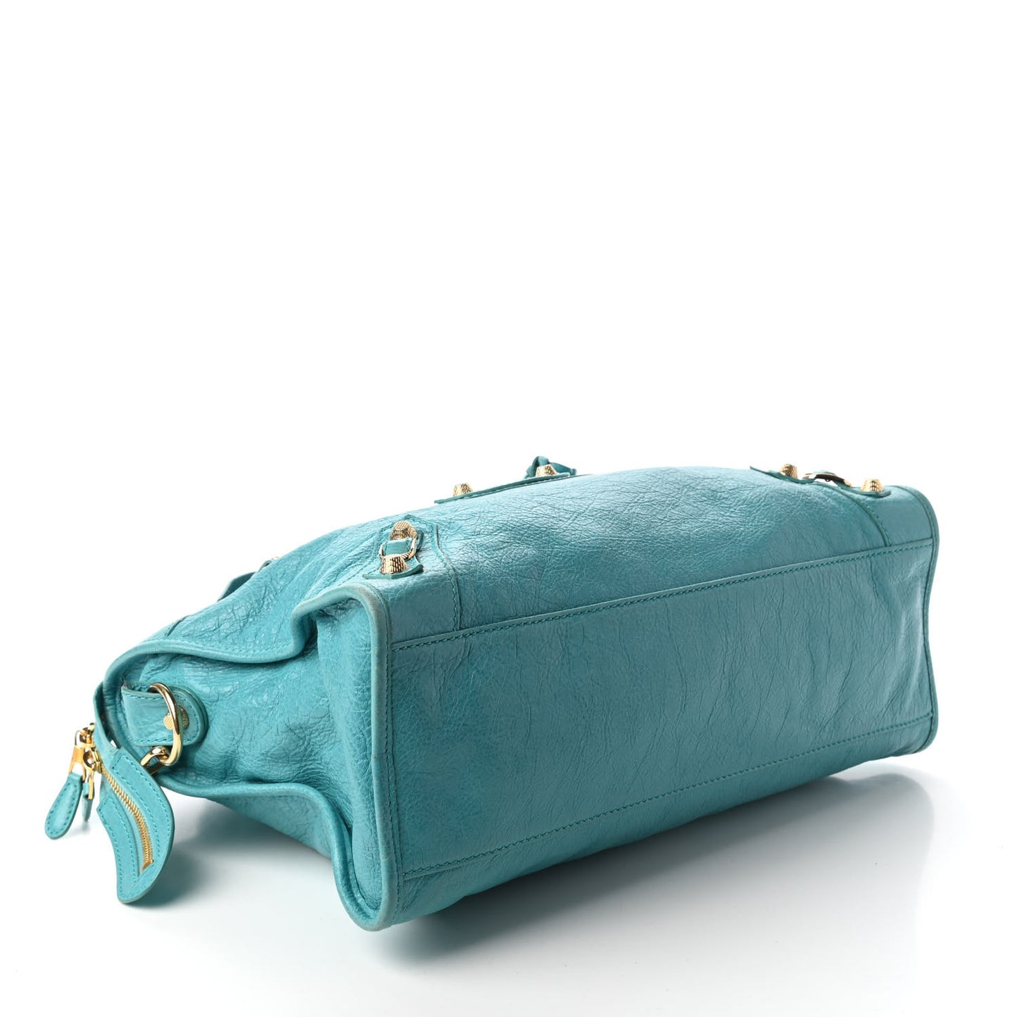 Agneau Giant 12 Gold Hardware City Bleu Tropical