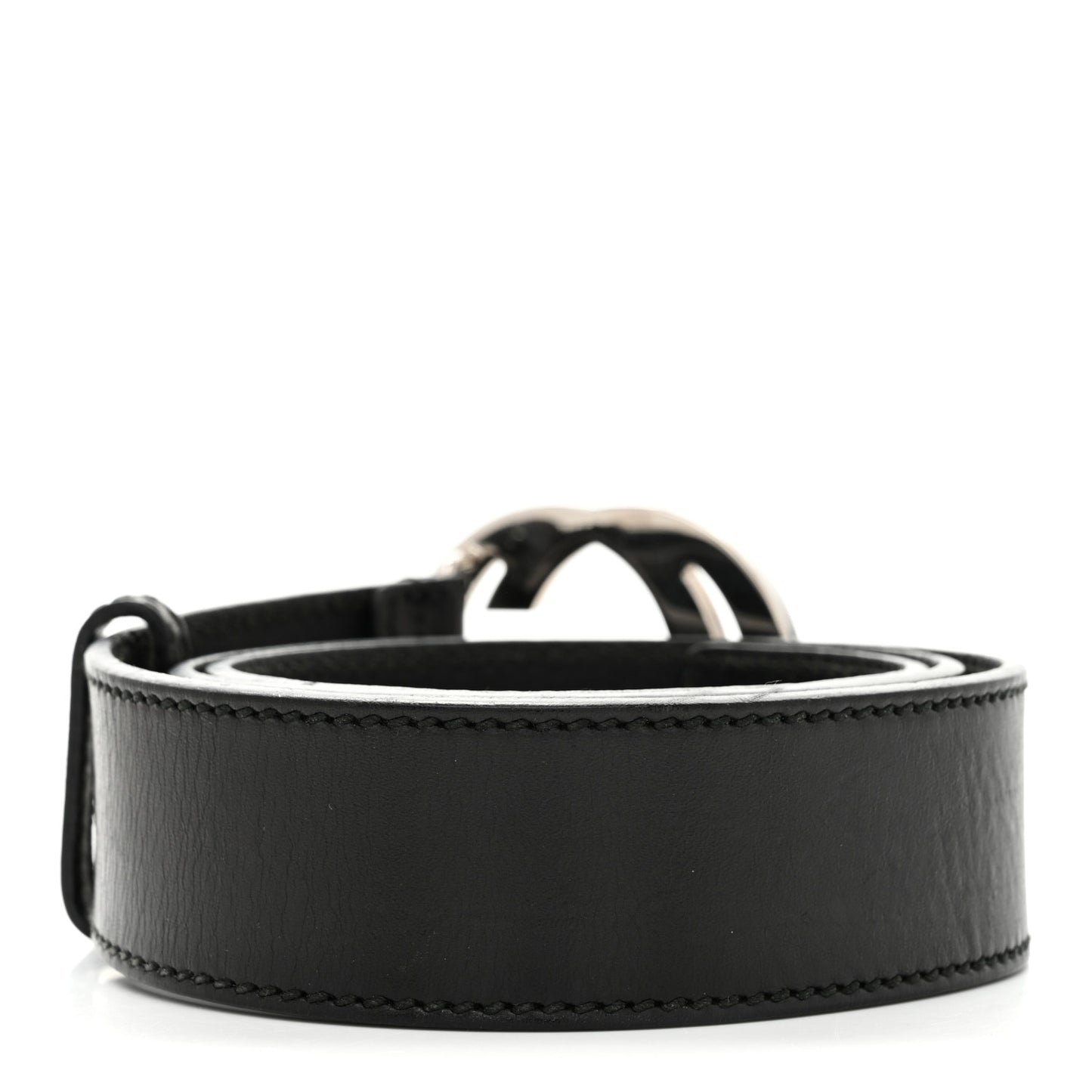 Calfskin Interlocking G 90 36 Belt Black