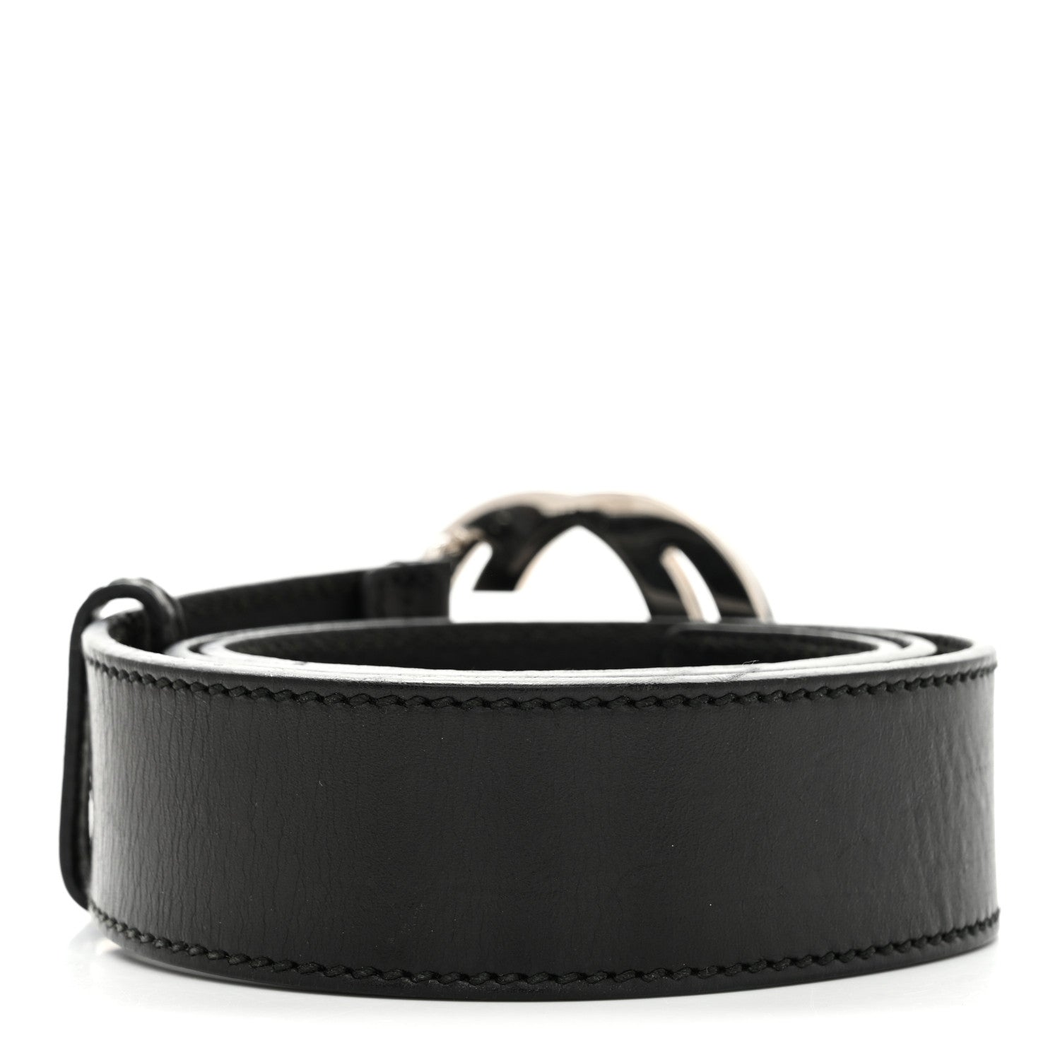 Gucci Calfskin Interlocking G 90 36 Belt Black 2 of 5