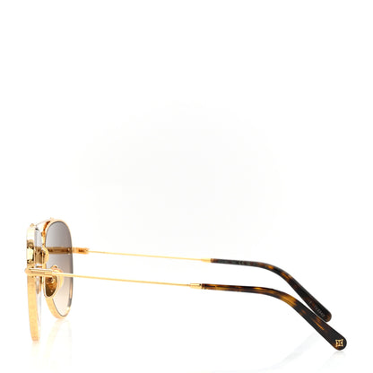 Louis Vuitton Metal The LV Pilot Sunglasses Z1619U Gradient Brown Monogram 3 of 8