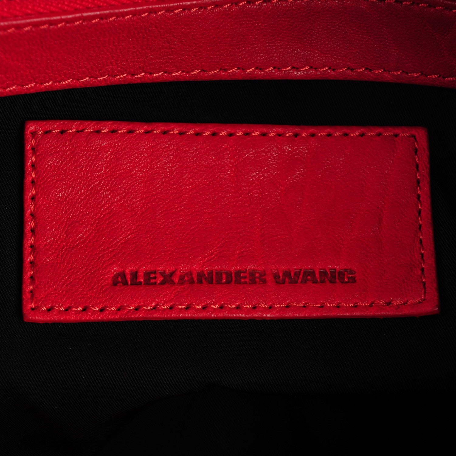 Alexander Wang Pebbled Lambskin Rocco Cayenne Black Nickel Hardware 6 of 11