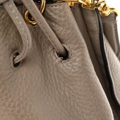 Mulberry Heavy Grain Small Iris Tote Grey Dark Clay 11 of 17