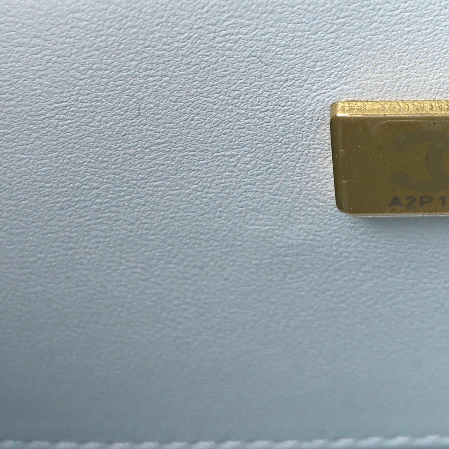 Chanel Lambskin Quilted Large CC In Love Heart Bag Light Blue 7 of 11