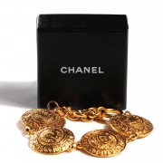 Chanel Medallion Bracelet Gold 5 of 12