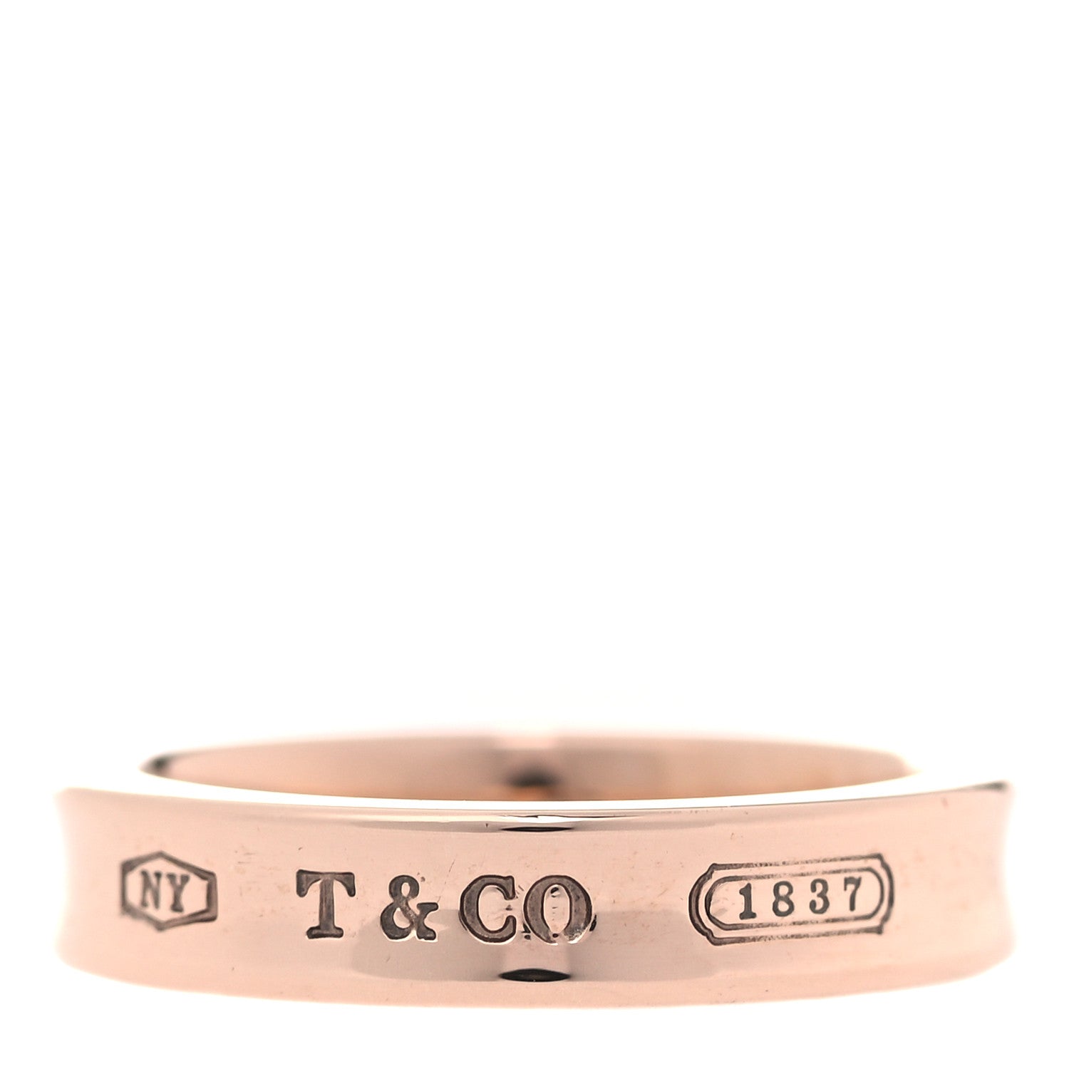 Tiffany Rubedo Narrow 1837 Band Ring 48 4.5 1 of 4