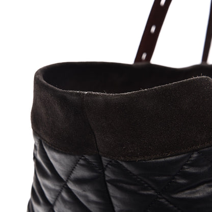 Chanel Coated Canvas Quilted Paris Edinburgh Tote 9 of 13