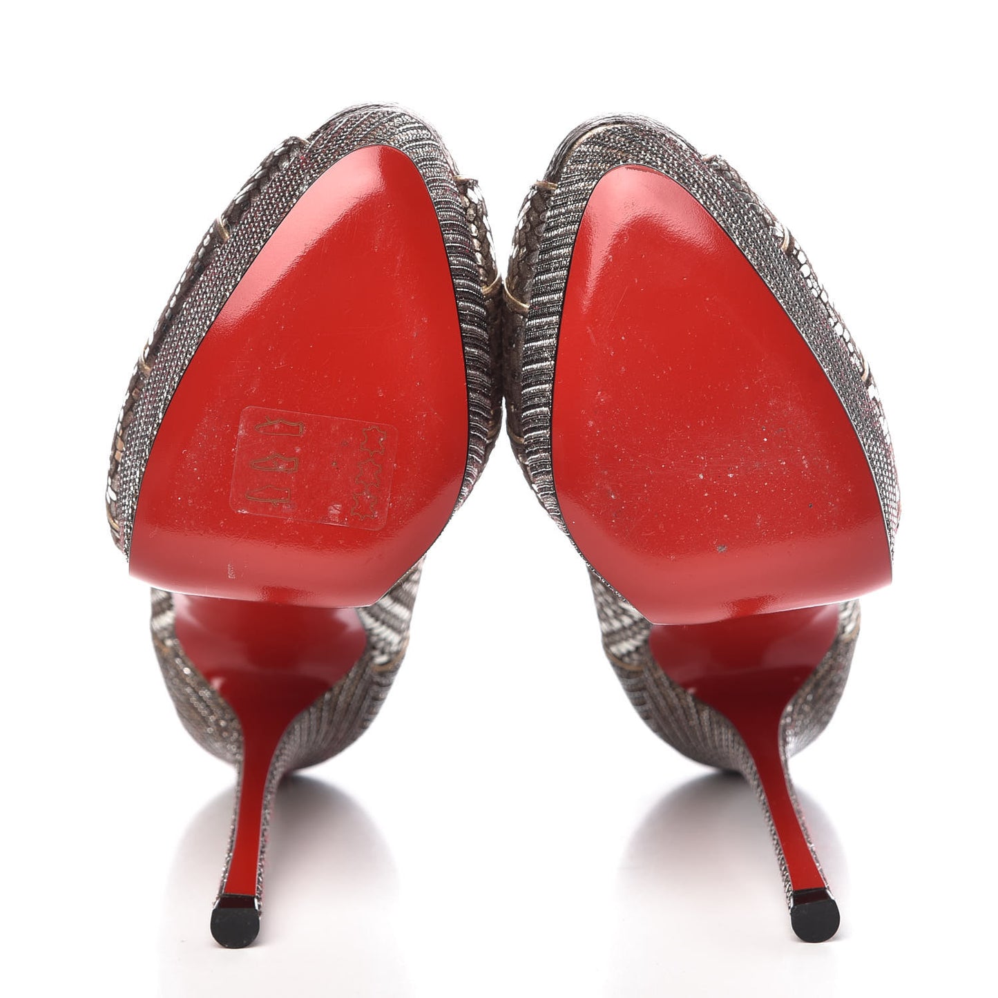 Glitter Specchio Torsatou 150 Pumps 35.5 Antic Silver
