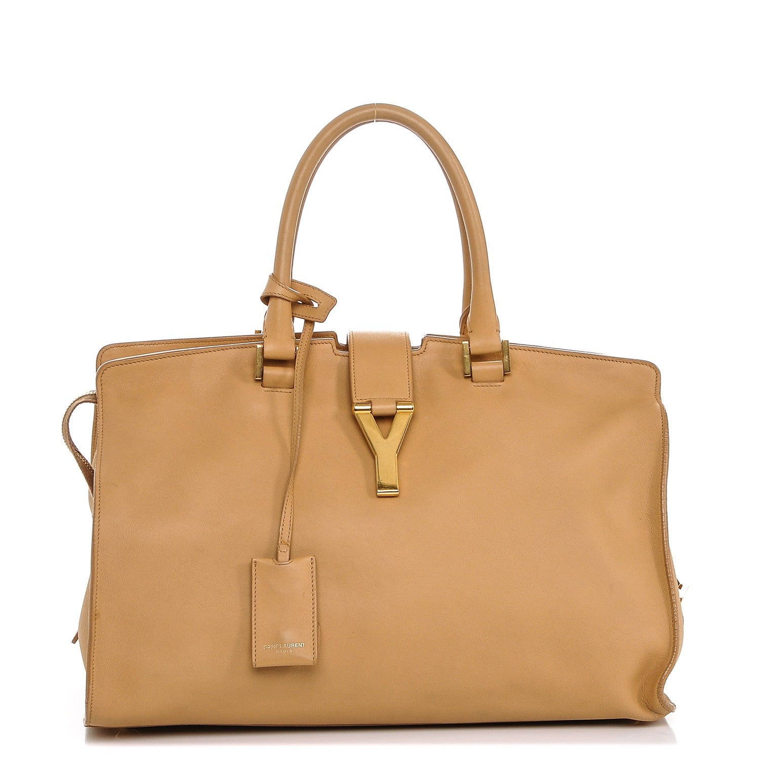 Saint Laurent Calfskin Medium Classic Y Cabas Light Beige 1 of 6