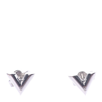 Louis Vuitton Essential V Stud Earrings Silver 1 of 5