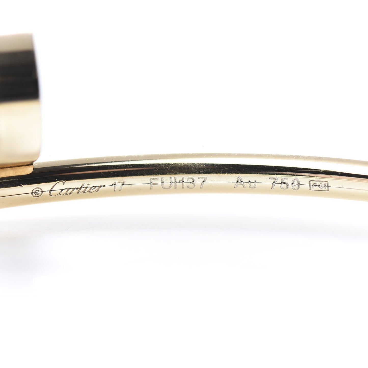 18K Yellow Gold Small Juste Un Clou Bracelet 17