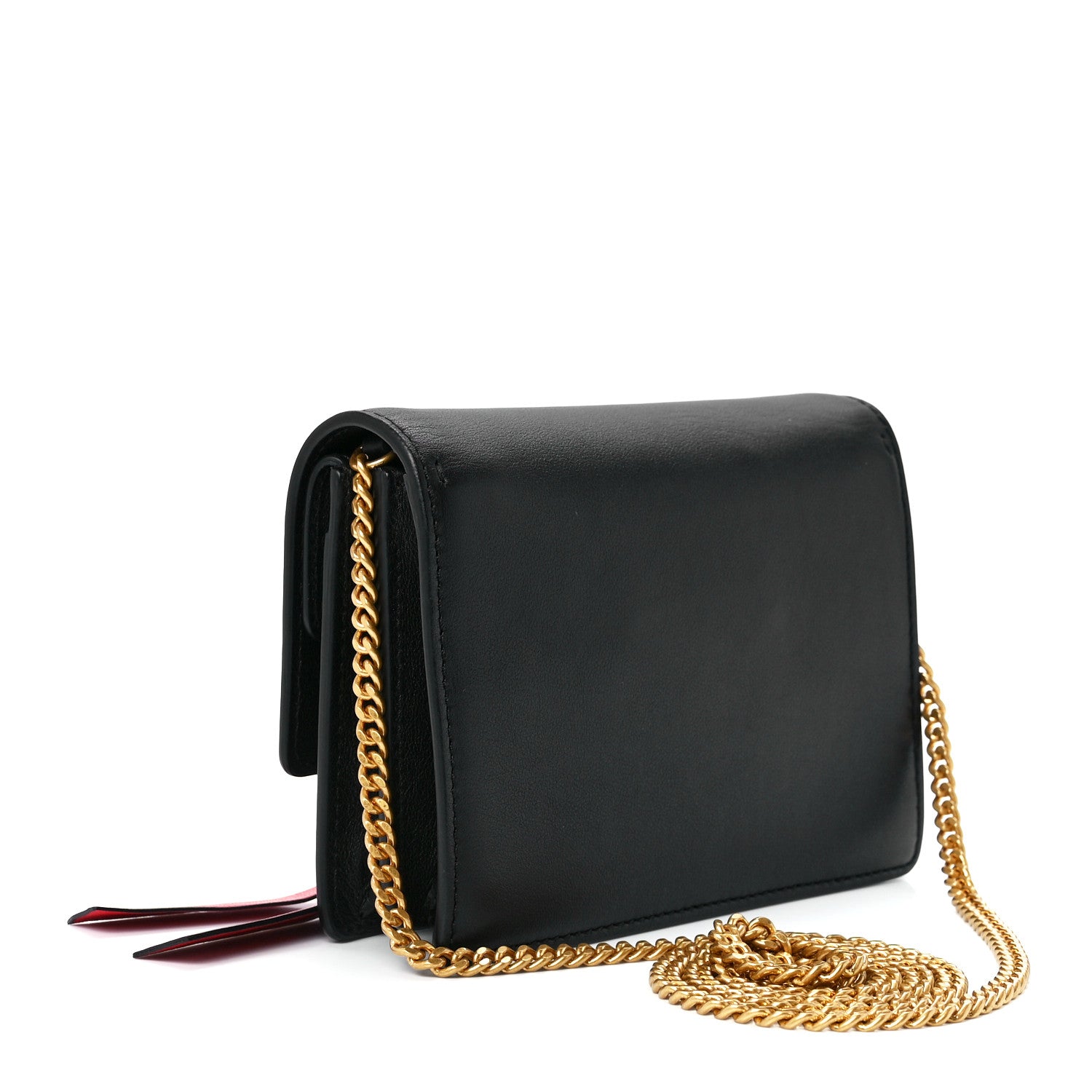 Valentino Garavani Smooth Calfskin Mini VRing Crossbody Bag Black 3 of 10