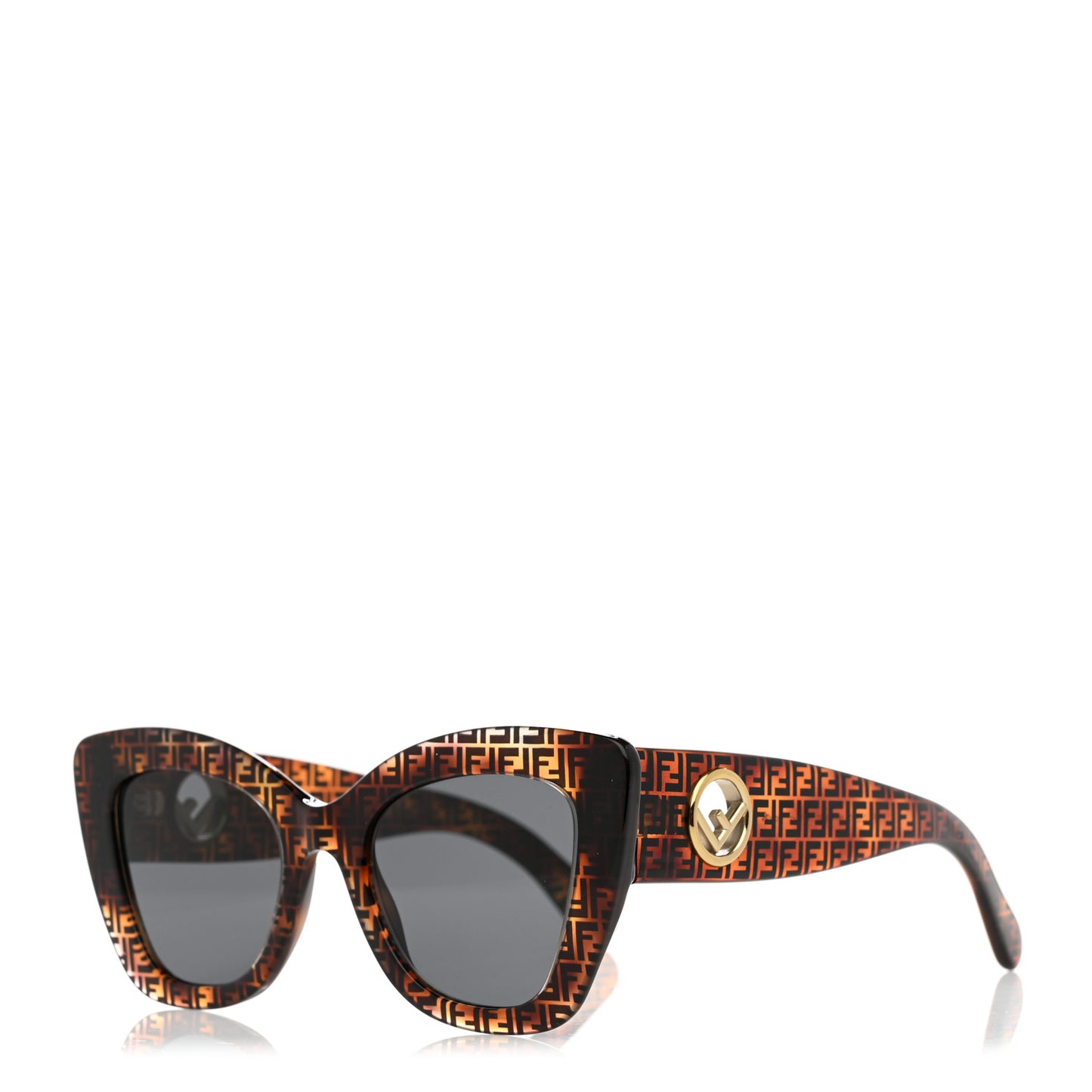 Acetate F is Fendi FF 51mm Cat Eye Sunglasses 0327/S Tortoise Camouflage