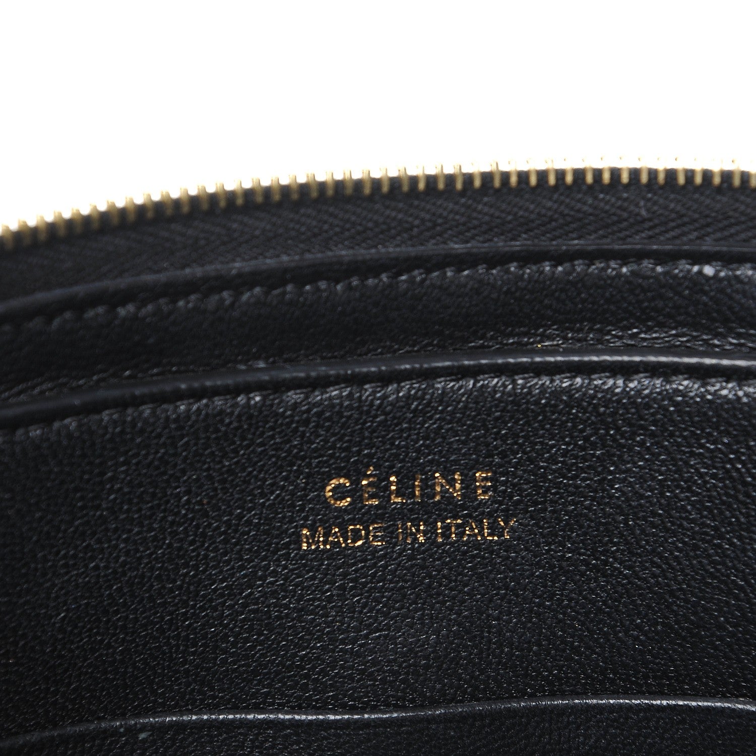 Celine Watersnake Clutch Pouch Black White 6 of 7