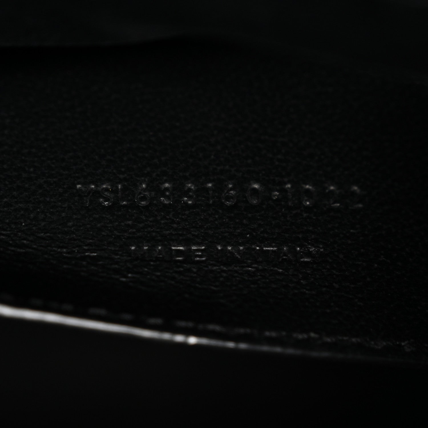 Saint Laurent Crinkled Lambskin Matelasse Monogram Baby Niki Chain Satchel Black 7 of 12