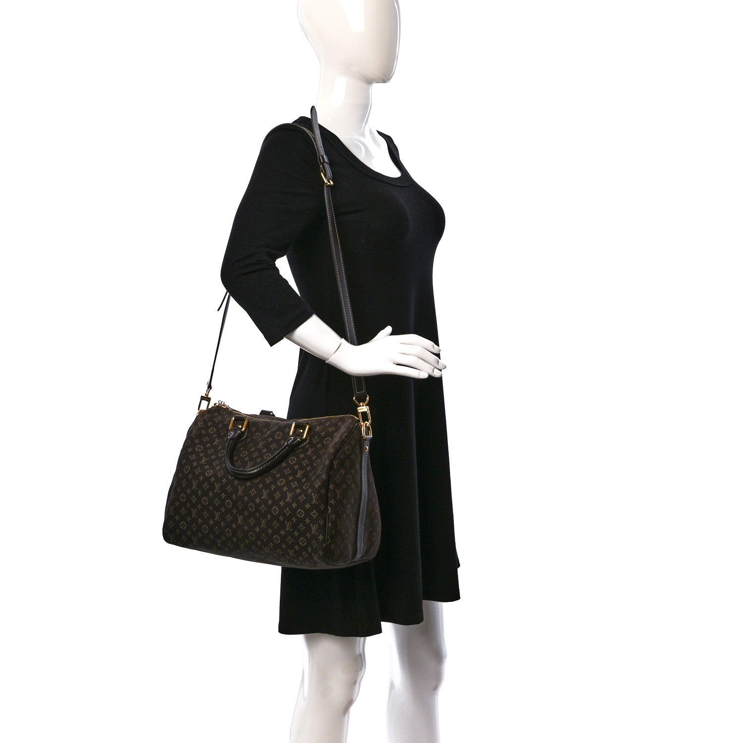 Louis Vuitton Monogram Idylle Speedy Bandouliere 30 Fusain 2 of 10