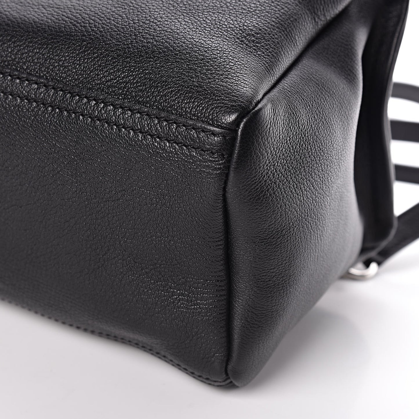 Sugar Goatskin Small Pandora Black