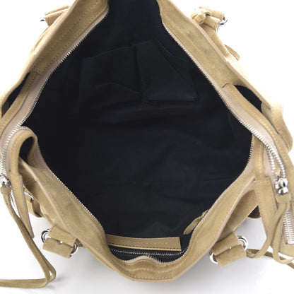 Balenciaga Baby Daim Suede Classic Hardware Silver City Beige Latte 5 of 15