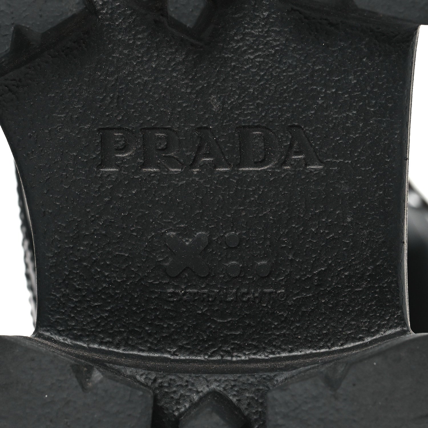 Prada Spazzolato Rois Nylon Metal Triangle Logo Monolith Pouch Pocket 55mm Boots 39 Black 7 of 8