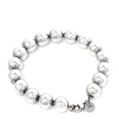 Tiffany Sterling Silver 10mm HardWear Ball Bracelet 5 of 15