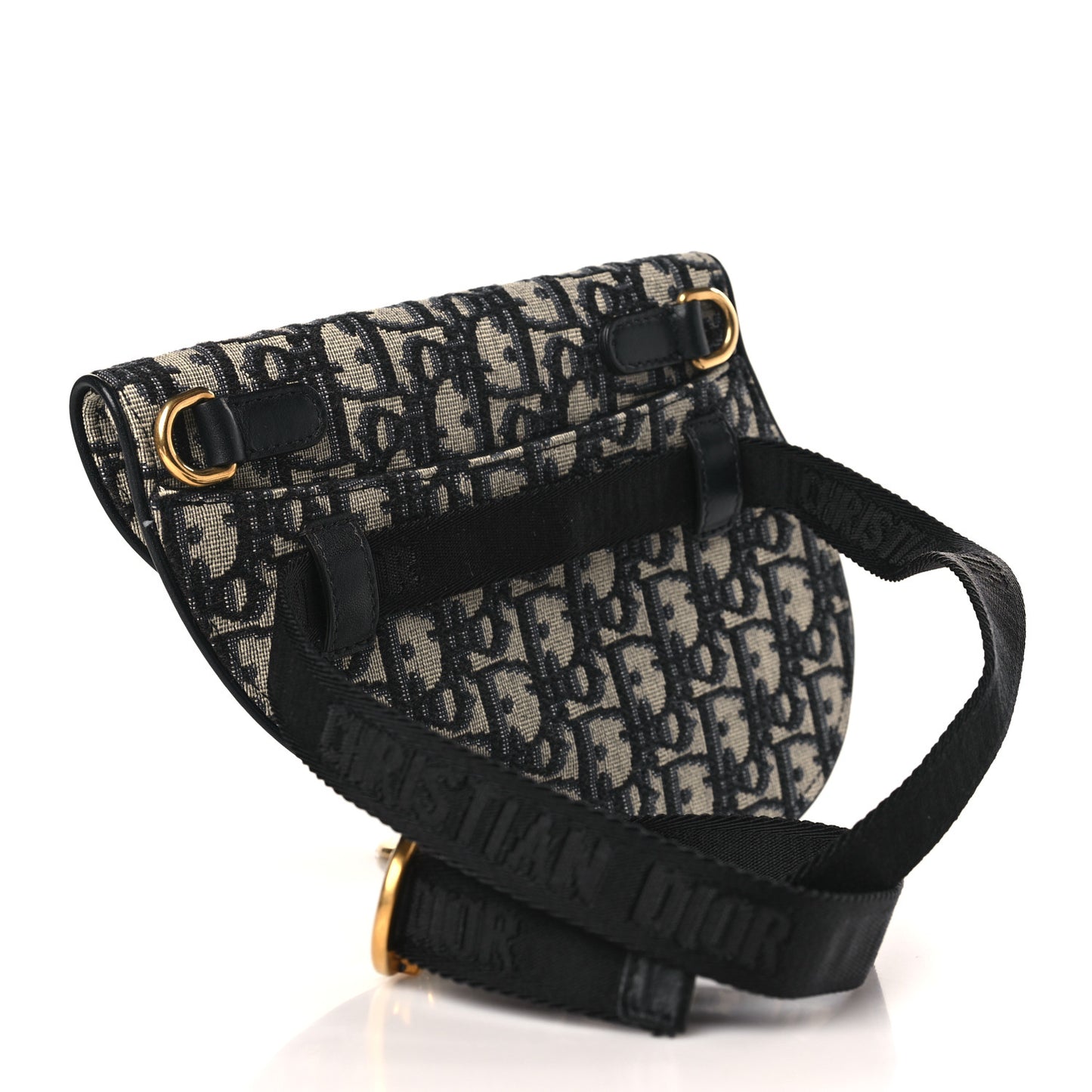 Oblique Saddle Belt Pouch Blue