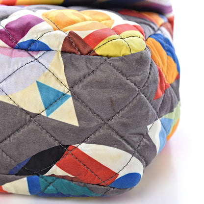 Chanel Nylon Printed Medium Coco Color Flap Multicolor 12 of 13