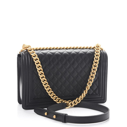 Chanel Calfskin Quilted New Medium Boy Flap Black 3 of 8