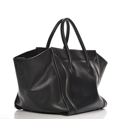 Celine Smooth Calfskin Medium Phantom Luggage Black 3 of 12