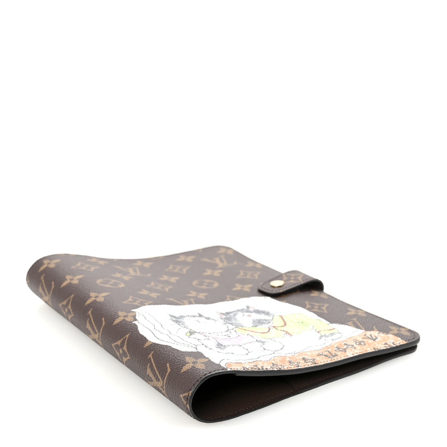 Louis Vuitton Monogram Grace Coddington Desk Agenda Cover MM