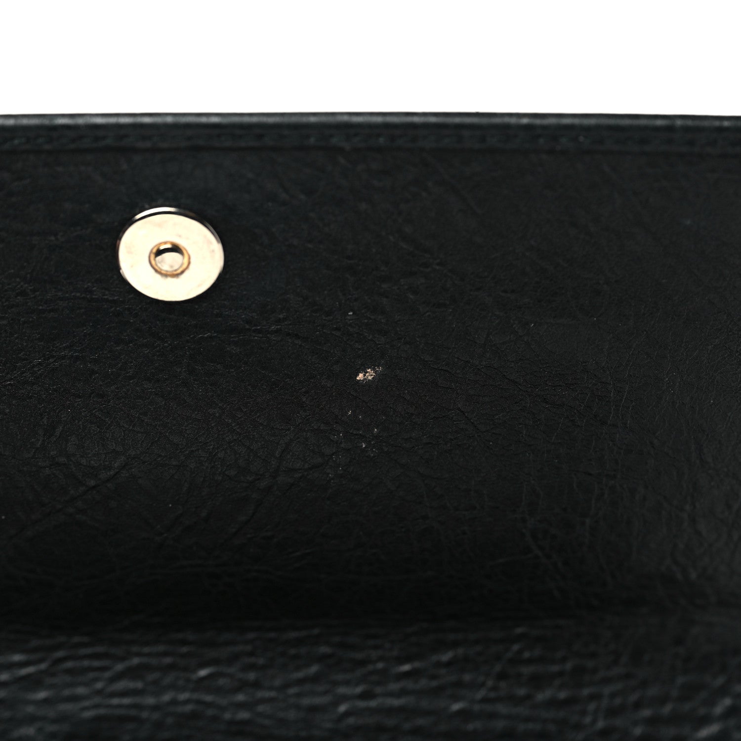 Balenciaga Agneau Giant 12 Gold Hardware Money Wallet Black 8 of 9