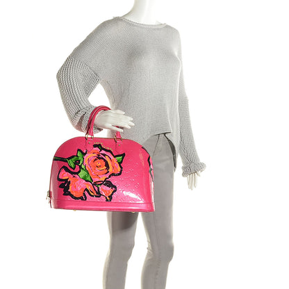 Louis Vuitton Vernis Roses Alma GM Rose Pop 2 of 7