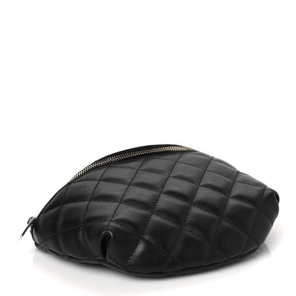 Chanel Lambskin Quilted Waist Belt Bag Black 4 of 8