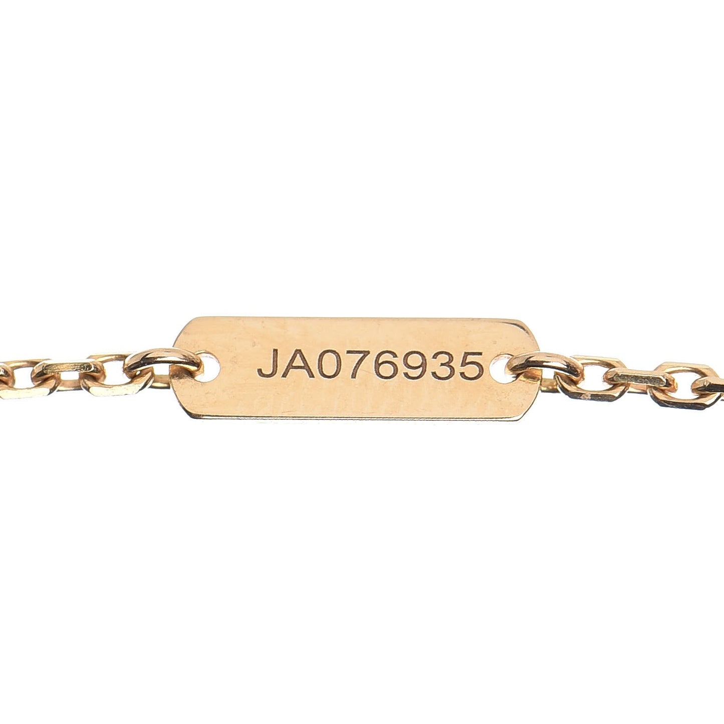 18K Yellow Gold Carnelian Vintage Alhambra Pendant Necklace