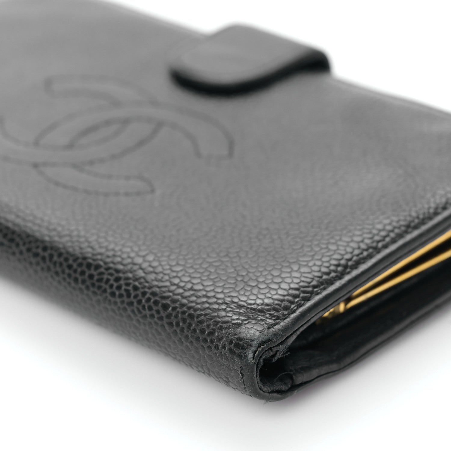 Chanel Caviar Timeless CC French Wallet Black 10 of 11